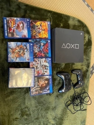 PS4本体とゲームカセット