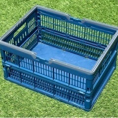 ４個セット☆【   美品    】取手付き折りたたみコンテナ 4...