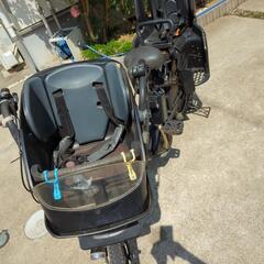 子供２人乗せヤマハPASKiss電動自転車の画像