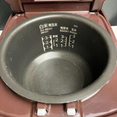 三菱電機 IH炊飯器 炭炊釜 NJ-SU06R-V 2020年製 の画像