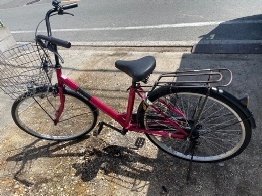 【現状渡し】26インピンク自転車