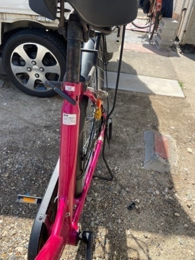 【現状渡し】26インピンク自転車