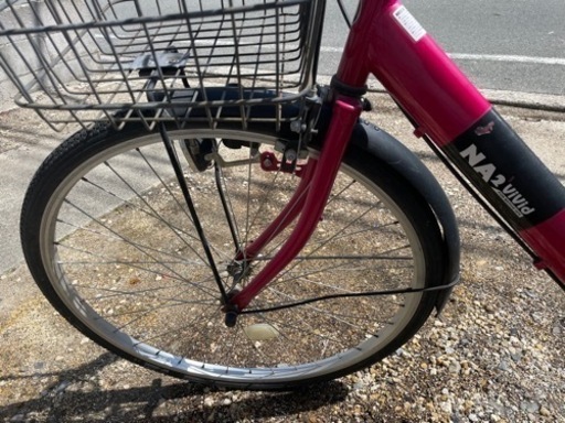 【現状渡し】26インピンク自転車