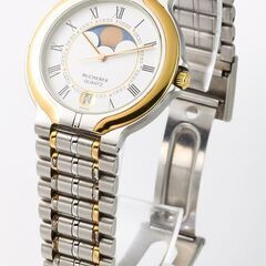 BUCHERER ムーンフェイズ クォーツ 腕時計 品番b22-208