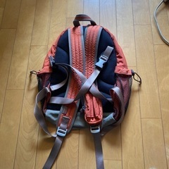 リュックサック　オレンジの画像