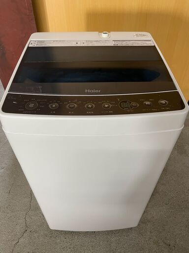【美品】Haier 4.5kg洗濯機 JW-C45A 2017年製 通電確認済み 良品 早いもの勝ち 引取歓迎 配送OK