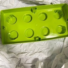 レゴ デュプロ ブロック みどりのコンテナ バケツのふた 蓋 LEGO duplo 緑のコンテナの画像