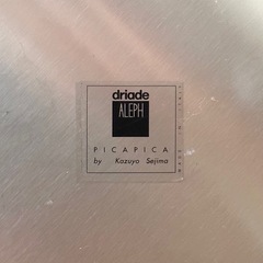 f●■ driade picapica 妹島和世 鏡面仕上げ テーブル ドリアデ イタリア製の画像