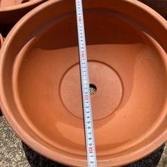 イタリア製テラコッタ、角鉢・丸鉢の画像