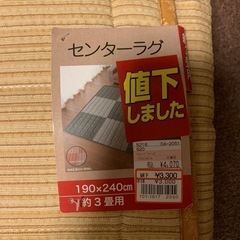 もう一つのラグと二つで1000円です。の画像