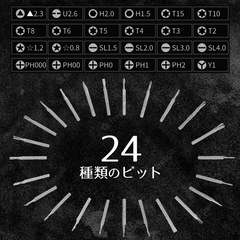 【未使用新品】25 in 1 /小型精密ドライバーセットの画像