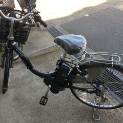 地域限定送料無料　パス　ナチュラ　12,3AH　子供乗せ　紫　神戸　電動自転車 地域限定送料無料 ヤマハ パス ナチュラ XL 新基準 子供乗せ 12,3AH