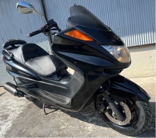 売れました！ 動画有り YAMAHA マジェスティ 250 C 5連メーター ヤマハ 低走行 タイヤ新品 ブラック