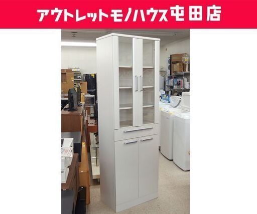 松田家具 レンジボード キッチン収納 No.2375○ ※現金、クレジット