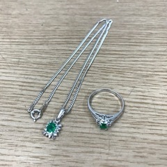 N2305-034 ネックレス＆リング ※サイズ不明 バラ売り不可
