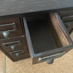 木製引き出しケース取手付きの画像