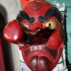 石見神楽　天狗面　日下義昭　天狗様　テング　能面　仮面　魔除け　厄除け　猿田彦 石見神楽 天狗面 日下義昭 天狗様 テング 能面 仮面 魔除け 厄除け