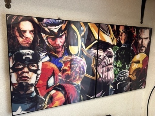 キータタット アベンジャーズ ポップアートパネル
