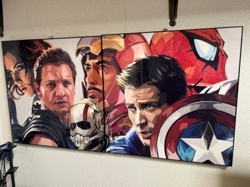 キータタット アベンジャーズ ポップアートパネル