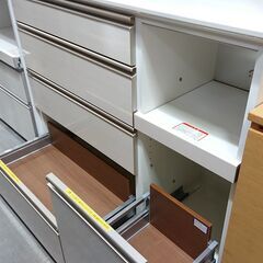 AYANO｜綾野製作所｜モイス付｜スライド扉キッチンボード｜食器棚