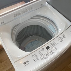 2022年製】AQUA 5kg 洗濯機 AQW-S5MBK 持っていけます🚚💨 美品✨高年
