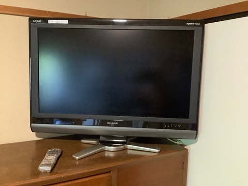 値下げ　SHARP 32型世界の亀山モデル　リモコンあり
