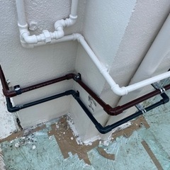 エアコン工事　水道工事の画像