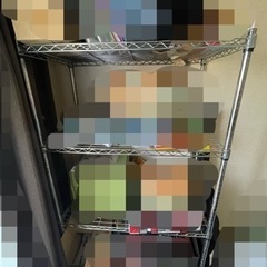 決まりました！スチールラック　メタルラック　キャスター付き　大