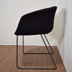 【ヤ取終了8/4】≪zyu980≫ Armonia？/アルモニア？ Plato ダイニングチェア ブラック 家具/インテリア 椅子/チェア/デスクチェア モダンテイスト 50426-05の画像