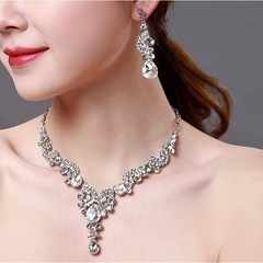ネックレス ピアス 2点セット 結婚式 パーティー 発表会の画像