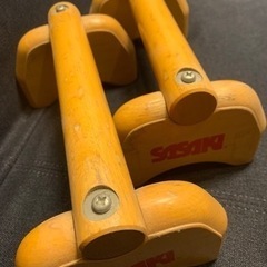 最終値下げ中　SASAKI®️  木製　倒立バーの画像