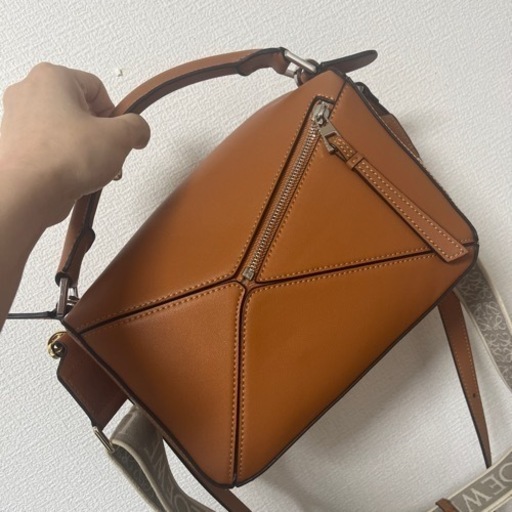 本革　パズルバッグ