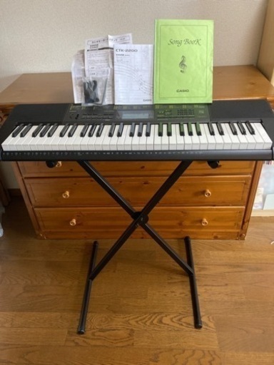 CASIO]LK-207電子キーボード/スタンド. 楽譜立て付き カシオ CASIO LK