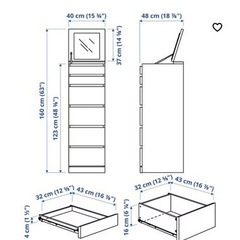 IKEA タンス・押入れ収納の画像
