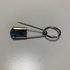 ターコイズ付き シルバーピン　キーホルダーの画像