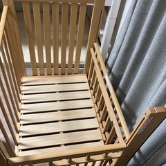 日本製ミニサイズベビーベッド(ミキハウス)