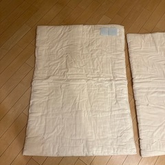 無料！美品！幼児用敷布団&掛け布団の画像