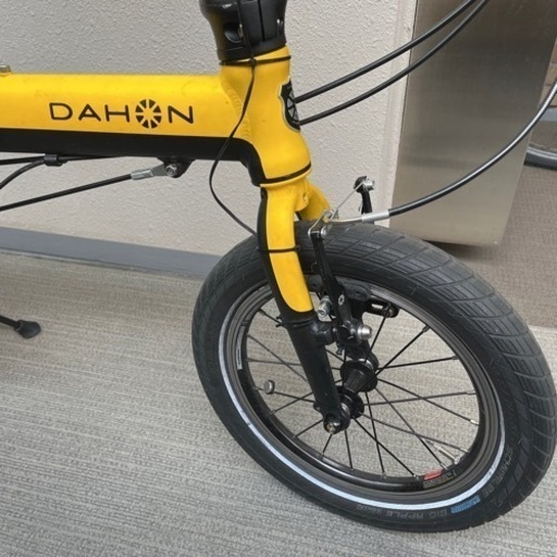 【GW特価】DAHON K3 ブラックイエロー 3段変速 14インチ アルミ 折り畳み自転車【ダホン】
