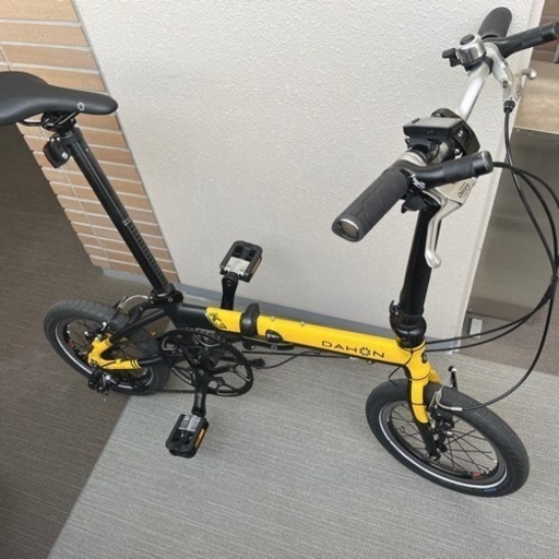 【GW特価】DAHON K3 ブラックイエロー 3段変速 14インチ アルミ 折り畳み自転車【ダホン】