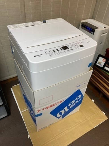 引取先決まりました　洗濯機　Hisense HW-E5503 2020年製