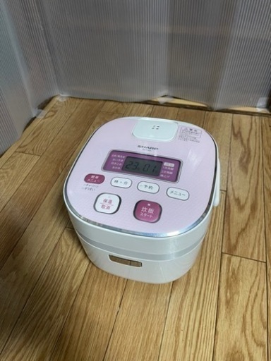 シャープ　ジャー炊飯器　KS-F5E2 ピンク　釜なし　通電確認済み