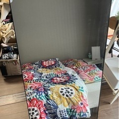 スタンドミラー 全身鏡 姿見 SM-02BKの画像