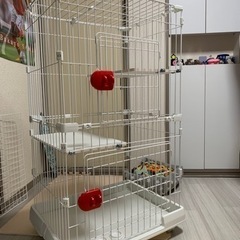 猫用 ケージ 三段の画像