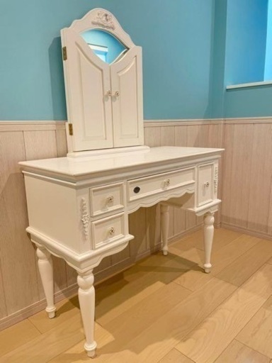 ドレッサー 姫系 ロココ調 フレンチガーリー 三面鏡