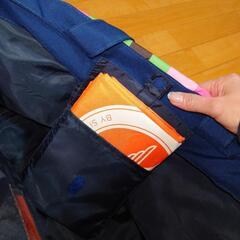 【値下げしました】皆の目を引く🖤ショッピングバッグ（ピクニックバッグ）の画像