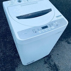 ♦️EJ2201番SHARP 全自動電気洗濯機  【2018年製】