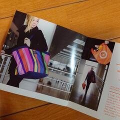 【値下げしました】皆の目を引く🖤ショッピングバッグ（ピクニックバッグ）の画像