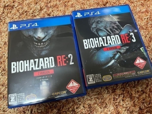 【取引中】PS4 バイオハザードre:2・re:3              Z version
