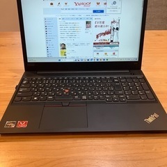 美品　thinkpad  E595  爆速SSD搭載　アルミボディ