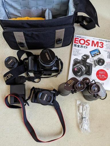 CanonM3.MINOLTAα807si.TELSTAR双眼鏡セットです